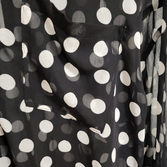 Free People Rider Blouse Polka Dots - Picture 9 of 10